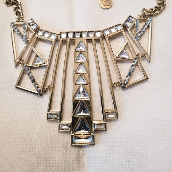 7 Charming Sisters Jewelry - 7 Charming Sisters Statement Necklace Gold-Tone Crystal